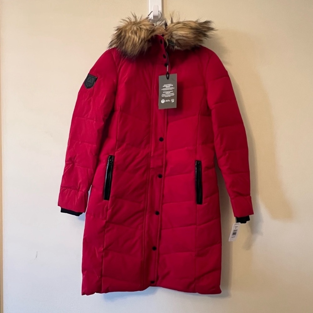 Atelier Noir X-Small Red Parka Coat